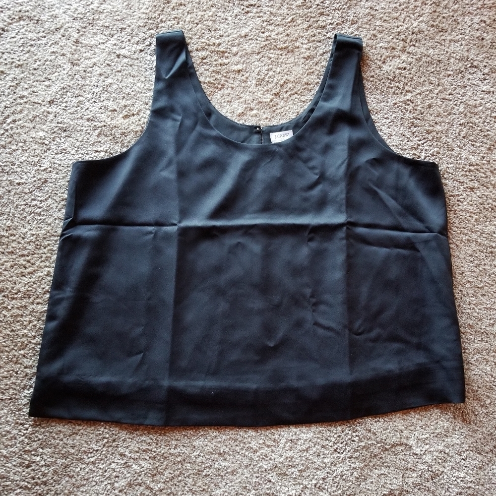 J Crew Sateen Tank Top